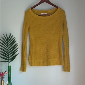 Ann Taylor Mustard colored Sweater